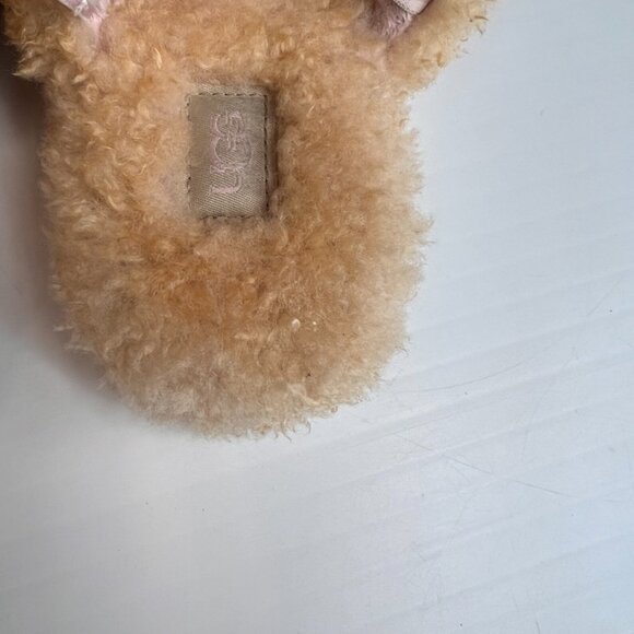 Ugg Sandal Girl 4 Fluff Yeah Toddler Slide Shoe Sheepskin Lining Strap Core Ex - Picture 8 of 15